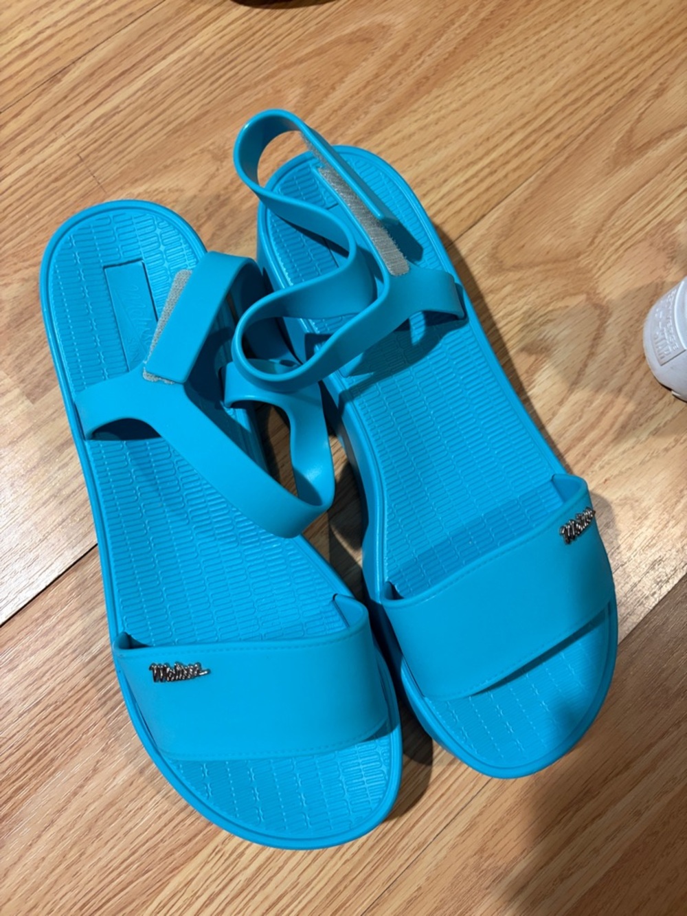 Melissa Turquoise Blue Slingback Sandals